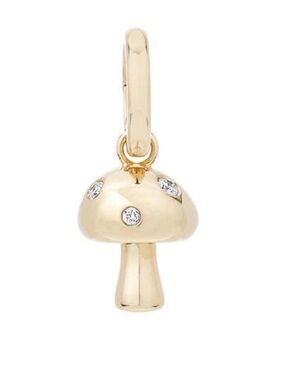 Adina Reyter Enchanted Large Diamond Mushroom Hinged Charm